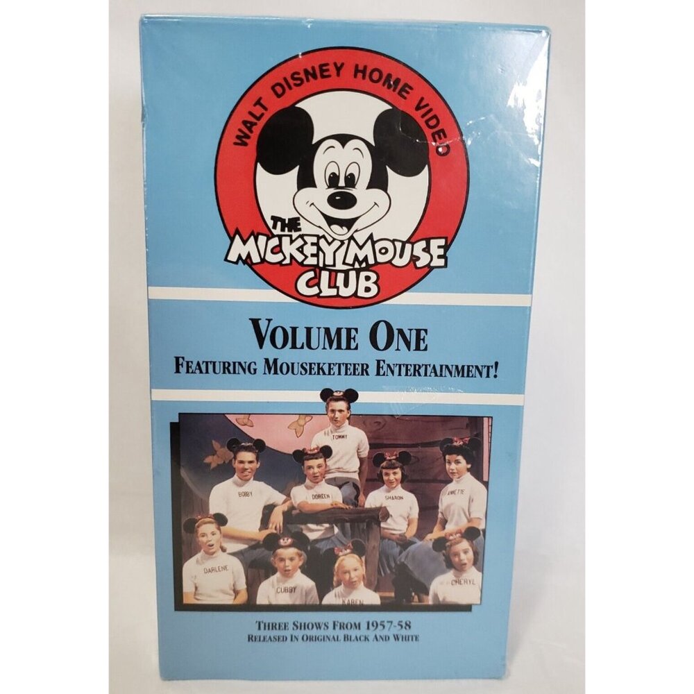 The Mickey Mouse Club Volume One 3 Shows From 1957 to 1958 Walt Disney VHS